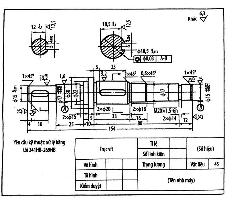 Cơ khí và bản vẽ giấy