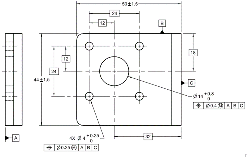 Ký hiệu cơ bản tỏng bản kỹ thuật